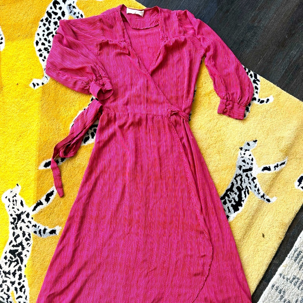 Natalie Martin wrap dress with sash